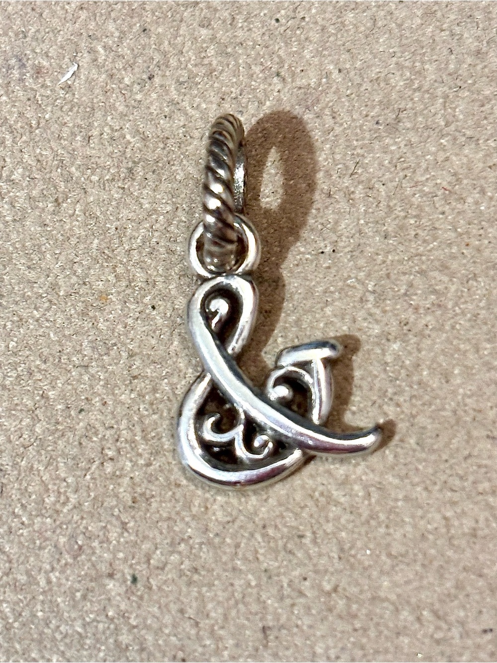 🆕Listing! 🆕 Brighton Alphabet Collection ampersand “&” charm Silver Retired